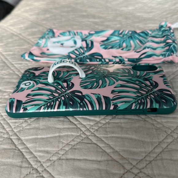 Loopy IPhone Xs Max phone case like new pink monstera 6.5" screen - original - Picture 5 of 6